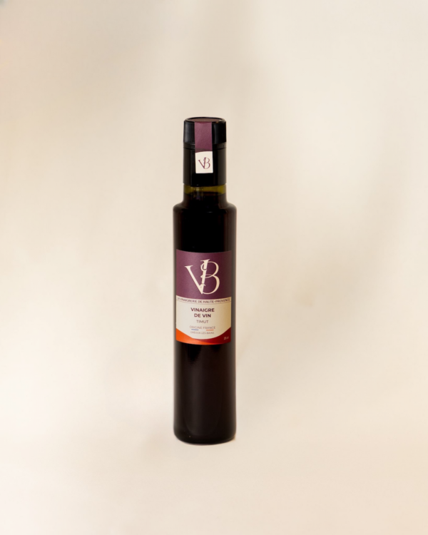 Bouteille de vinaigre de vin Timut 25 cl – La Vinaigrerie de Haute-Provence