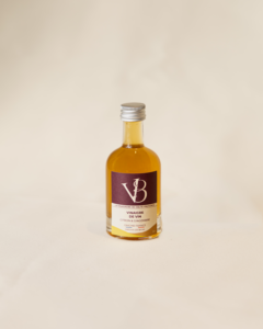Petite bouteille de vinaigre de vin Citron & Gingembre 5 cl – La Vinaigrerie de Haute-Provence