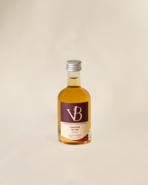 Mignonnette 5 cl de vinaigre de vin aux épices – La Vinaigrerie de Haute-Provence