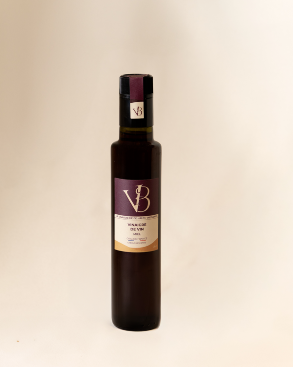 Bouteille de vinaigre de vin au miel 25 cl – La Vinaigrerie de Haute-Provence