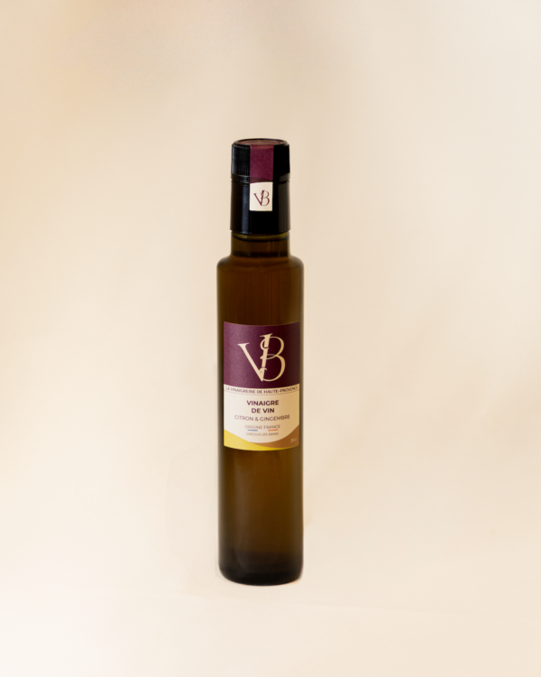 Vinaigre de vin Citron & Gingembre Format 25 cl Bouteille de vinaigre de vin Citron & Gingembre 25 cl – La Vinaigrerie de Haute-Provence