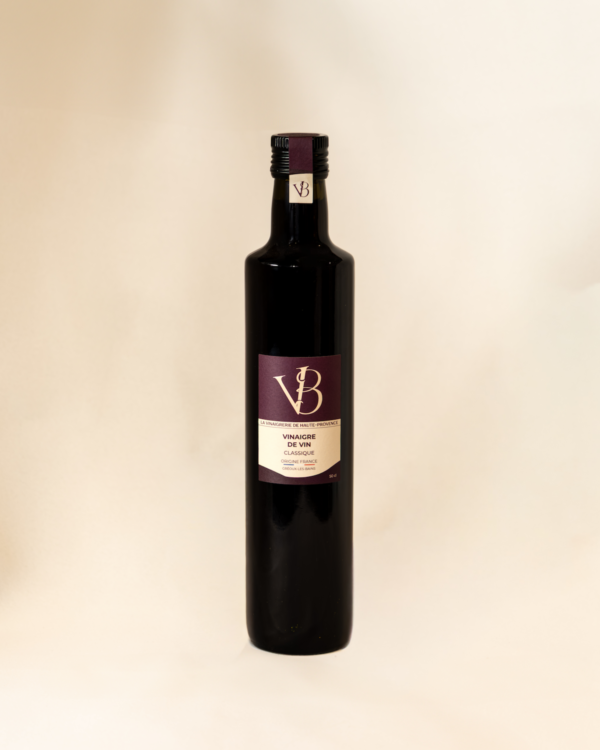 Bouteille de vinaigre de vin rouge classique 50 cl – La Vinaigrerie de Haute-Provence